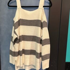 Off the shoulder sweater